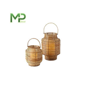 Vietnamese-Made <b>Bamboo</b> Candle <b>Lanterns</b> with Customizable Logo for Home & Garden Decor Other Candle Holders & Jars - Product Image 4