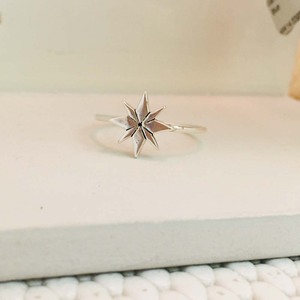 925แหวนหมั้นเงินสเตอร์ลิงสีเงินแท้สำหรับผู้หญิงเครื่องประดับ minimalistic แหวนเงินรูปดาว925เงินสเตอร์ลิง925เงิน - Product Image 2