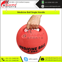 Balón Medicinal Sahni Sports ProGrip de un Solo Agarre – Equipo de Entrenamiento de Fuerza y Fitness Funcional