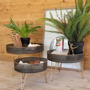Trending Handcrafted Metal Planter - Product Image 1