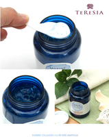 TERESIA Marine Collagen All One Ampoule Sérum riche en collagène hydrolysé Anti-âge Anti-rides Blanchissant Hydratant pour tous