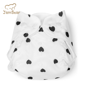 Couche ajustée en coton biologique pour bébé non blanchie Botton naturel pour nouveau-né Couche en tissu <span class=keywords><strong>Bambo</strong></span> Couche en tissu PUL Couche en tissu à poche pour bébé - Product Image 2