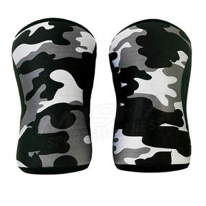 Mangas de neopreno hasta la rodilla para levantamiento de pesas, equipo deportivo de neopreno, Mangas de coderas de compresión, 2022 - Product Image 1