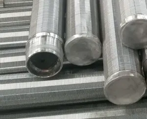 Tubo del filtro johnson del tubo del cavo del cuneo dell'acciaio inossidabile 304 316