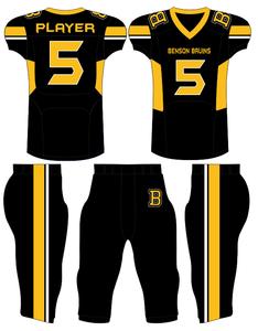 Uniforme de football américain de sublimation de tissu de spandex de prix abordable de fabrication fine d'OEM pour la jeunesse - Product Image 2