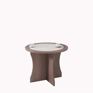 Modern Style <strong>MDF</strong> Round Meeting Table China Manufactured <strong>Office</strong> Conference <strong>Furniture</strong> for Hotel School Hospital Use - Product Image 1