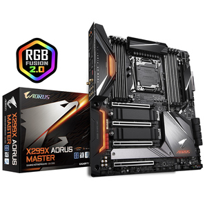 เมนบอร์ด AORUS X299X ใช้กับชิปเซ็ต <span class=keywords><strong>Intel</strong></span> <span class=keywords><strong>X299</strong></span> LGA 2066ซ็อกเก็ตสำหรับเล่นเกม - Product Image 1