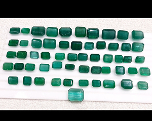 Venta caliente gemas Esmeralda Octágono corte piedra gemas preciosas fabricante y mayorista - Product Image 1