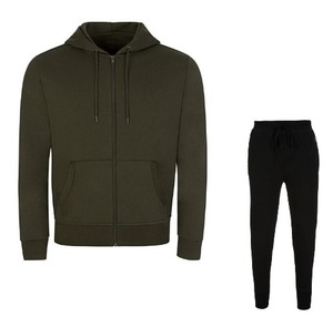 Survêtements en coton écologiques personnalisés pour hommes - Tenues de course et de jogging avec sweat-shirt Couleurs personnalisées - Product Image 2