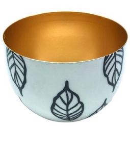 Vajilla de Metal blanca y dorada para el hogar, Cuenco para dulces, decoración para fiestas, tazón de servicio, nuevo diseño, gran oferta - Product Image 3