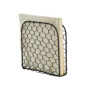 Papier de serviette et support de sac, noir et marron en fer, pour Restaurant, pour table et vaisselle, meilleure vente et haute qualité - Product Image 1