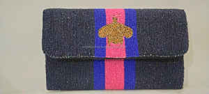 Bolso de noche hecho a mano de lujo para mujer de la India, bolso de mano de moda de estilo con cuentas de exportación de Guru Kirpa - Product Image 4