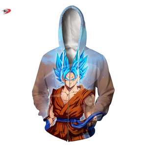 เสื้อฮู้ดมีซิปสำหรับผู้ชายและผู้หญิงมีฮู้ดแบบซิปโพลีเอสเตอร์100% 3D ออกแบบได้ตามต้องการ - Product Image 2