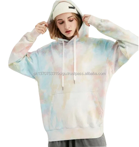 Hoodie Boxy Imprimé Personnalisé en Gros avec Logo, Sweat à Capuche Tie-Dye, Fabricant de Hoodies en Coton Épais Délavé à l'Acide - Product Image 2