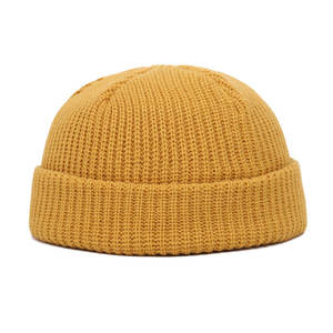Hi Fashion's New Unisex 100% Bonnet en tricot de laine Solid Winter Color Skullies Business Applicable avec logo de créateur personnalisé - Product Image 4