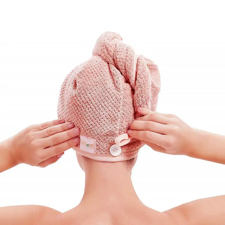 Factory Wholesale Quality Hot Sale Head Wrap Rapid Dry Hair Turban Super Soft Microfiber Women Drying air Towel