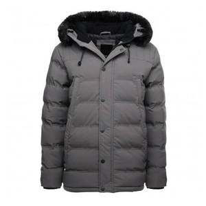 Men's High Quality Winter <b>Coat</b> Custom Stand Collar Hooded Quilted <b>Padded</b> Puffer Jacket for Outdoor Warmth - Product Image 2