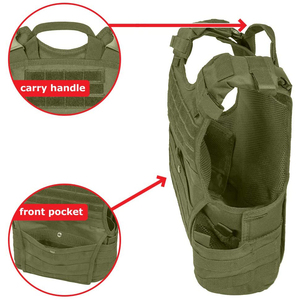 Gilet da combattimento regolabile gilet da combattimento gilet modulare con gilet esperto tattico con fettuccia <span class=keywords><strong>Molle</strong></span> - Product Image 6