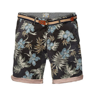 Short décontracté personnalisé pour hommes avec logo imprimé brodé de créateur Short lavable à taille élastique - Product Image 3