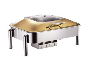 Cooker king — plat à frire hydraulique de luxe, en céramique, en acier inoxydable et verre, ensemble de Buffet et d'hôtel - Product Image 4