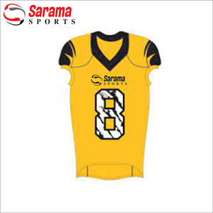 Camiseta de fútbol americano para niños, Diseño de equipo atlético profesional, nuevo modelo, sublimación - Product Image 1