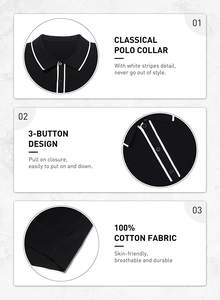 Polo rayé manches longues pour homme, de haute qualité, de styliste, à bas prix et de haute qualité, 2018 - Product Image 6