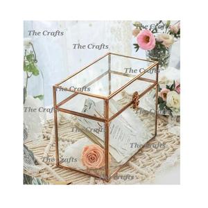 Metal And Glass <b>Wedding</b> <b>Card</b> <b>Box</b> Customized Size And Shape Invitation <b>Card</b> <b>Box</b> <b>For</b> <b>Wedding</b> And Event Use - Product Image 3