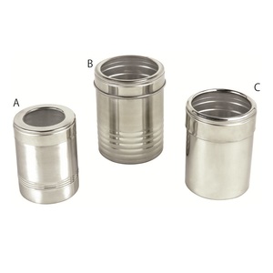 กระป๋องสแตนเลส ความจุ 0-1 ลิตร ดีไซน์คลาสสิกสำหรับเก็บอาหาร - Product Image 6