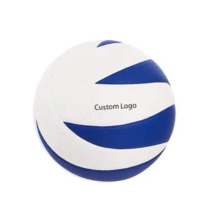 Nieuw Ontwerp Beachvolleybal Professioneel Custom Ontwerp Zachtere Touch Pu Lederen Officiële Volleyballen Voor Online Verkoop