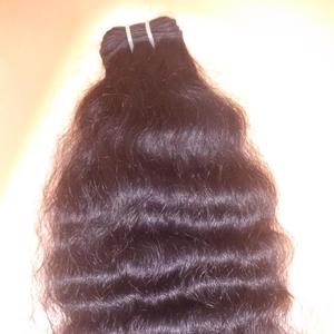 Venta al por mayor de extensiones de cabello humano Remy virgen máquina de pelo indio de doble trama suelta onda profunda onda natural estilos de rizos italianos - Product Image 1