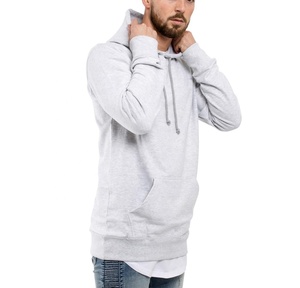 เสื้อฮู้ดผู้ชายแบบสวมหัว พิมพ์โลโก้ได้  ผ้าฟลีซ ทรงโอเวอร์ไซส์ ไซส์พลัส ชายเสื้อโค้ง 100% ผ้าฝ้าย ย้อมสีพื้น เป็นมิตรกับสิ่งแวดล้อม สไตล์สตรีท มีซับใน - Product Image 3