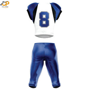 Los Mejores y Más Recientes Conjuntos de Uniformes y Camisetas de Fútbol Americano Transpirables de Talla Grande, 2 Piezas, 100% Poliéster - Product Image 2