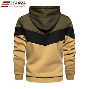 Unisex Organic Cotton 100% <b>Men's</b> <b>Fleece</b> Eco-Friendly Pocket Hoodies Winter Warmth Oversized Embroidered Silk Screen Printed - Product Image 3