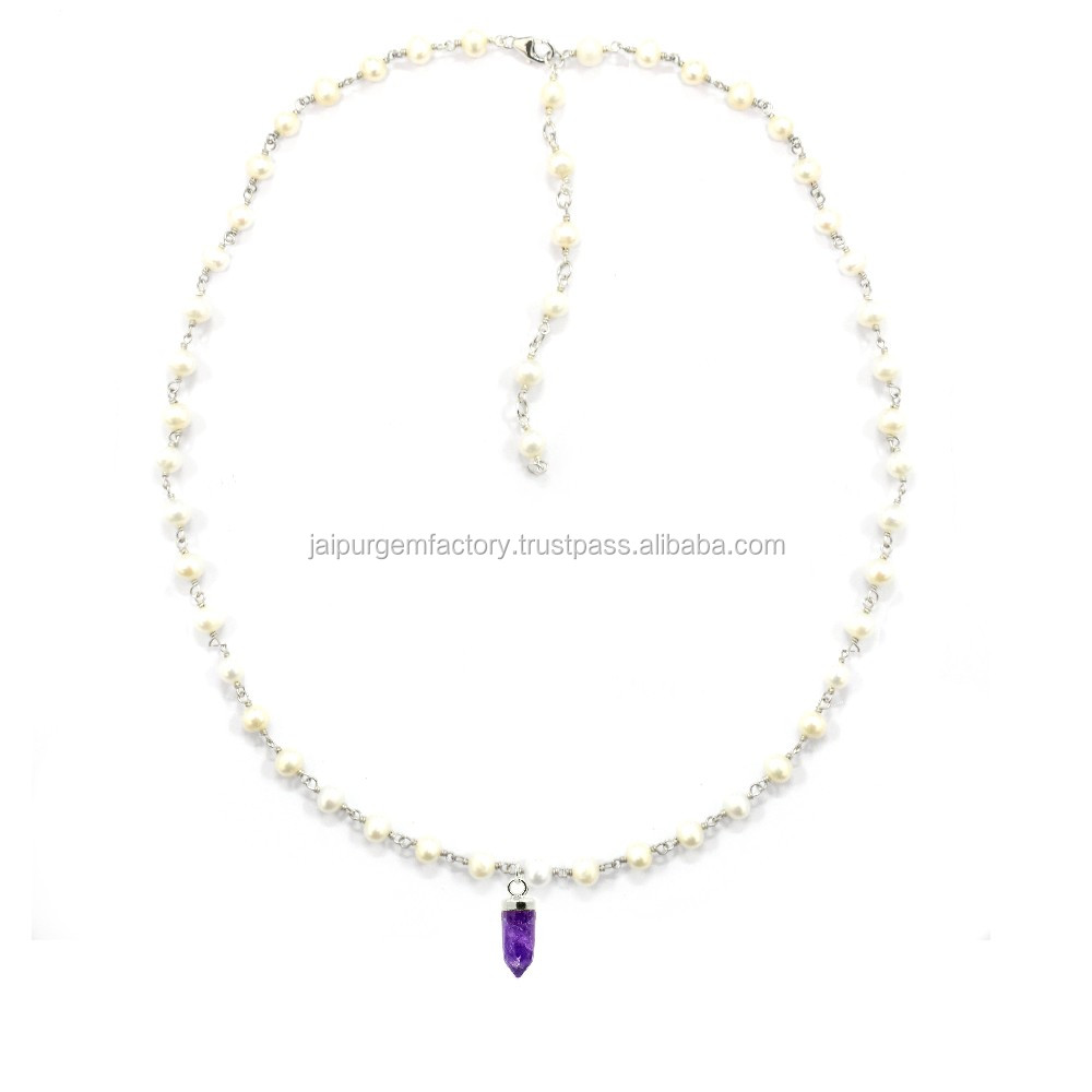 Amethyst /White Agate