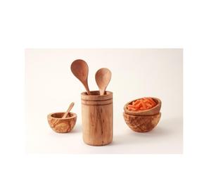 Soporte para Cucharas de Madera 100%, Accesorios para Herramientas, Reposacucharas de Cocina, Soporte para Cucharas de Madera Natural de Acacia - Product Image 2