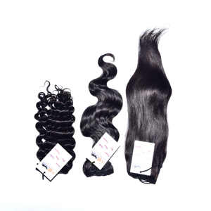 Paquetes de cabello indio al por mayor, cabello humano 100% liso ondulado sin enredos y sin desprendimiento, cabello virgen natural indio rizado profundo crudo - Product Image 5