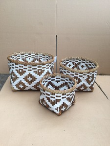 Best Price Woven Bamboo Storage <b>Basket</b> for Home or Hotel Stackable and Stylish Vietnam Handicraft for Clothing Storage - Product Image 4