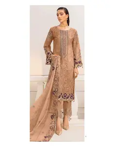 Damen 3-teilige Anzüge-Pakistani sche indische fertige Designs Fancy Collection von Royal Export