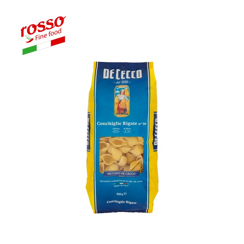 Mayorista Fabrica PASTA De Cecco Conchiglie Rigate N 50/500G-pasta de alta calidad para importadores