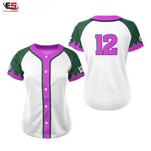 Uniforme de Béisbol Personalizado Azul y Blanco para Mujer, Ropa Deportiva Sublimada, Pantalones Cortos Lisos, 100% Poliéster - Product Image 2