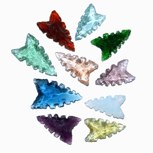 Compre puntos de estilo Gunther de Vidrio colorido | Compre puntos de estilo Gunther de Vidrio colorido Curación de puntas de flecha de ágata India - Product Image 1