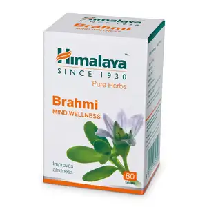Himalaya สุขภาพ Brahmi แท็บเล็ตสำหรับสมองและหน่วยความจำ Booster