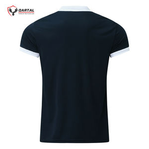 เสื้อโปโลสำหรับผู้ชายเสื้อคอปกคอออกแบบได้ตามต้องการมีสไตล์ผ้าทอลายพิมพ์ดิจิตอลแบบมีสไตล์ - Product Image 4