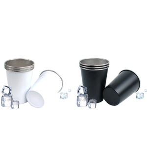 Gobelet de voyage empilé en acier inoxydable 350ml, verres à Shot, Stein pinte, métal, fête, Camping, chope à bière, <span class=keywords><strong>tasse</strong></span> à eau d'<span class=keywords><strong>escalade</strong></span> - Product Image 2