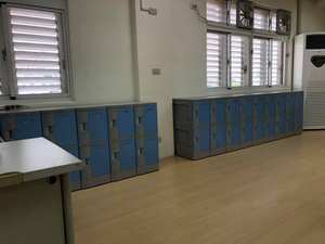 small ABS Plastic School Student Locker with door handle - Product Image 4