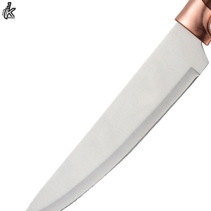 Custom Professional 6pcs Slicer Chef Knife Sets Stainless Steel Set <b>Kitchen</b> Knives with Round Block - Product Image 2