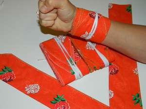 Bandes de poignet de musculation en coton à grande élasticité, résistantes et robustes - Marque SALAMIN, unisexe, toutes les couleurs disponibles - Product Image 6