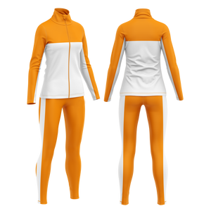 Chándal femenino Color negro contraste 100% poliéster Fitness chándal para mujer gimnasio ropa deportiva chándales - Product Image 3