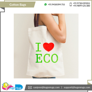Wholesale Bag Wholesale Bag High Quality 2022 Top Selling 100% Carded Cotton Recycled Cotton Shopping Bags at Good Price. - Product Image 4