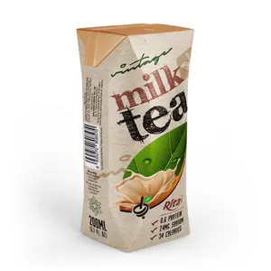 Supplier Premium Quality Vietnam Soft Dink 200ml Paper Box Milk Tea Drink OEM ODM Beverage Manufacturer